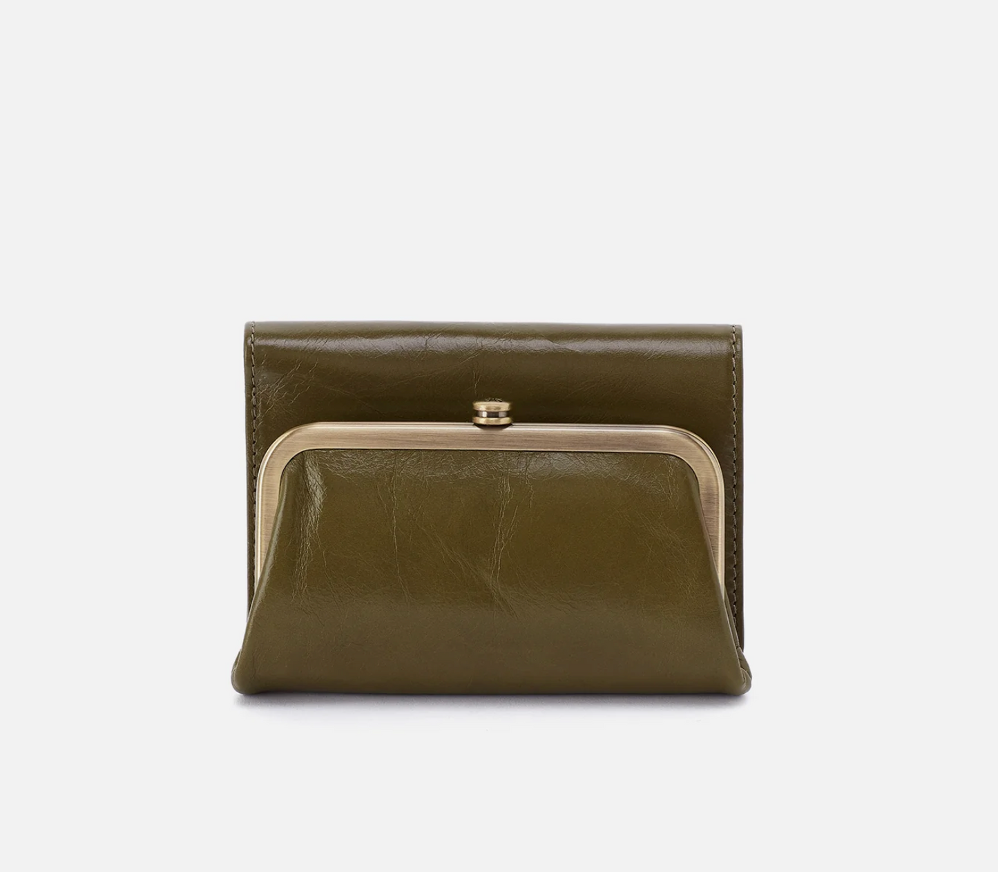 HOBO Robin Compact Wallet – Olive Veil