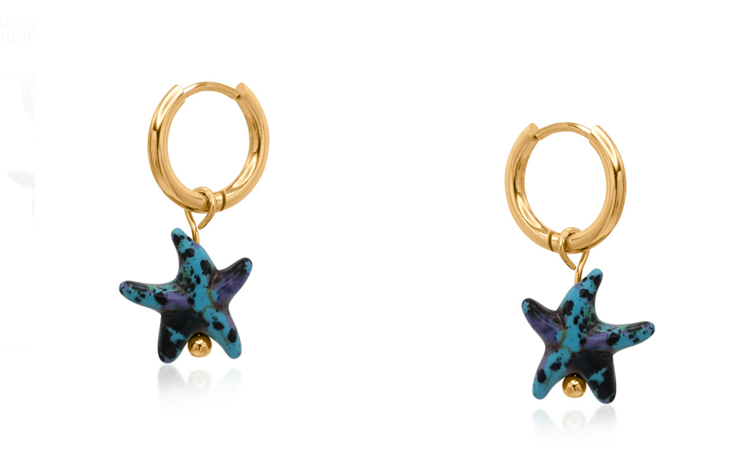 Sea Star Petite Hoop Earrings
