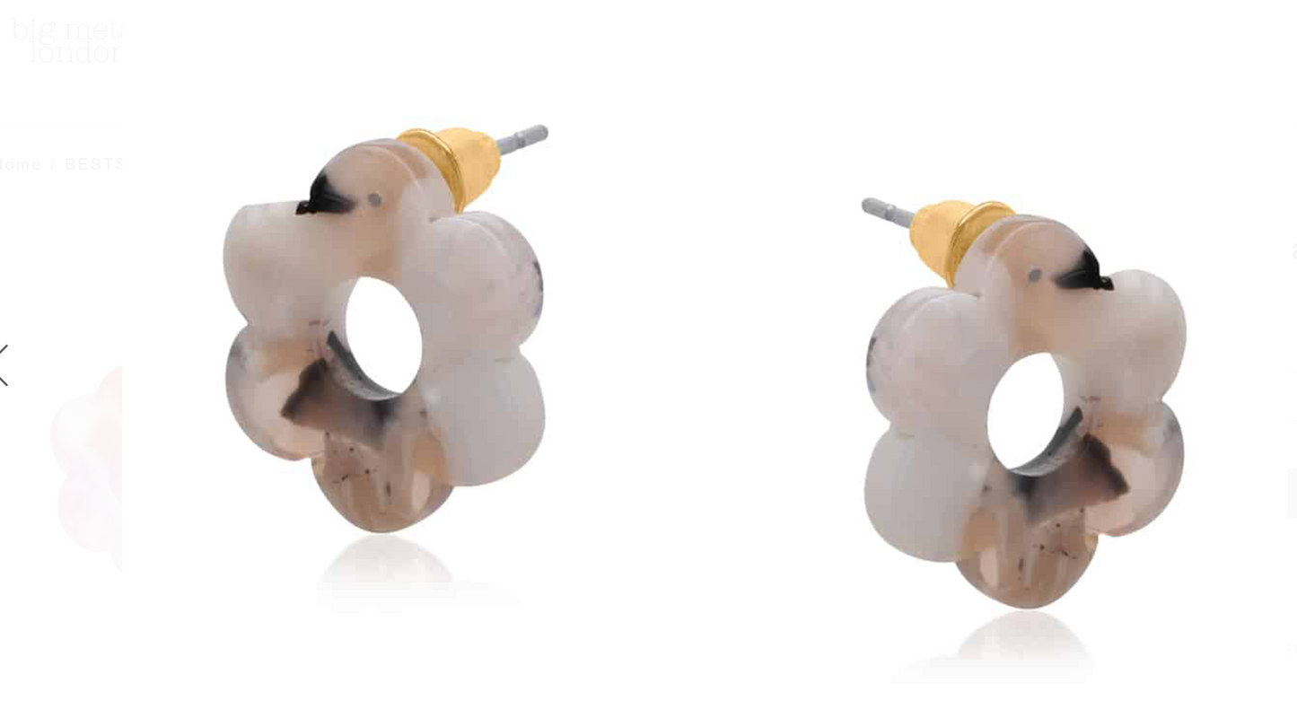 Bloom Pop Resin Flower Earrings