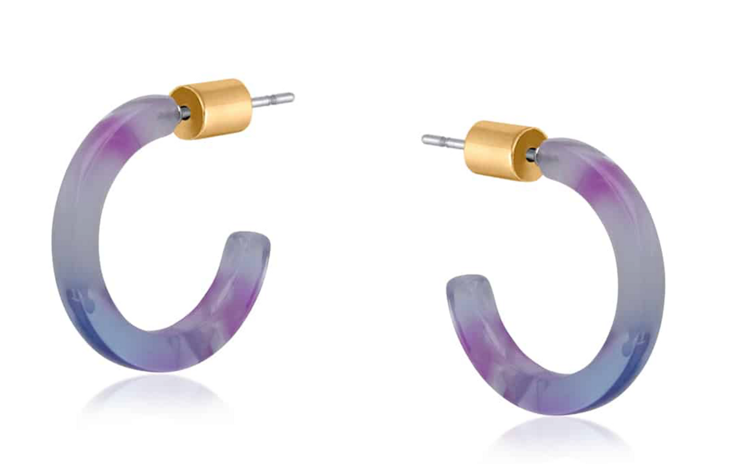 Catalina Resin Hoop Earrings