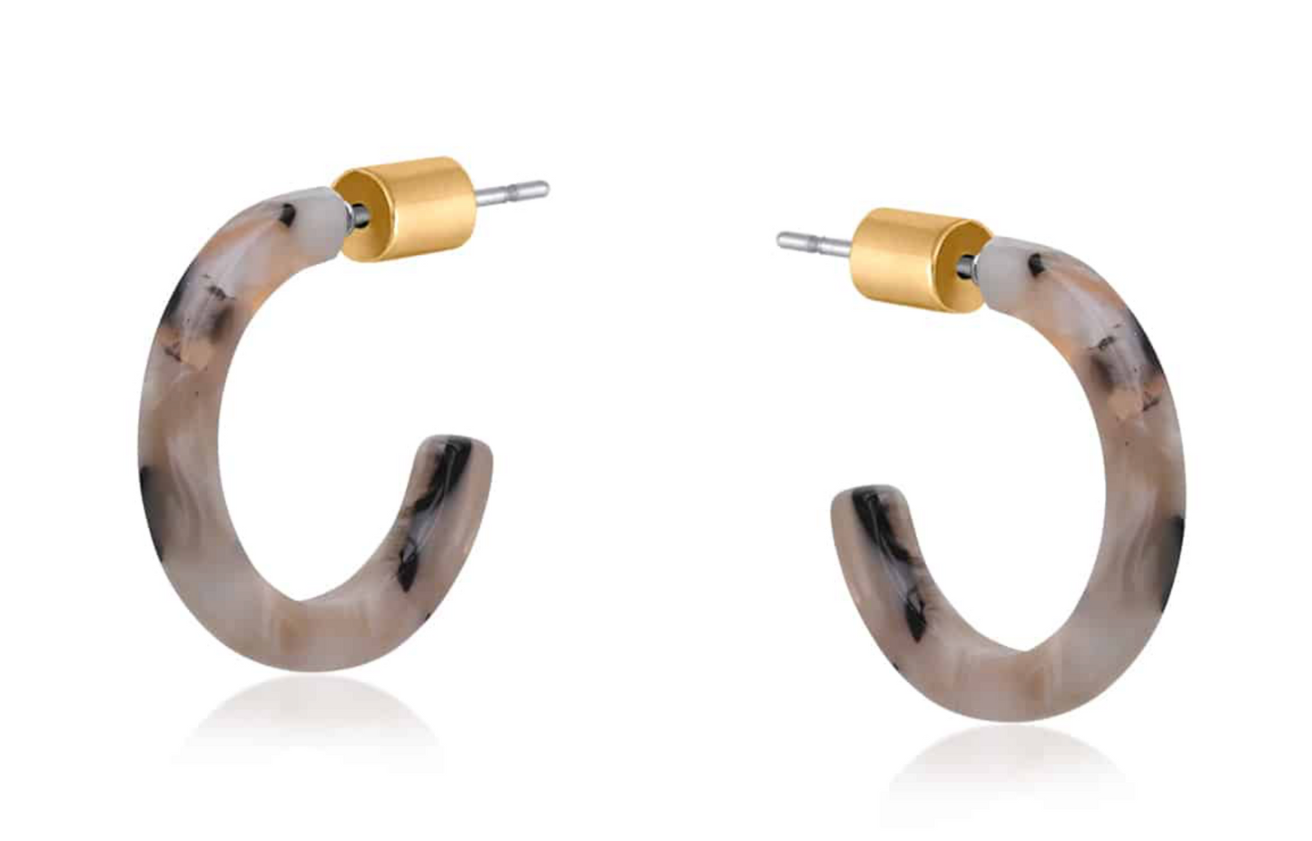 Catalina Resin Hoop Earrings