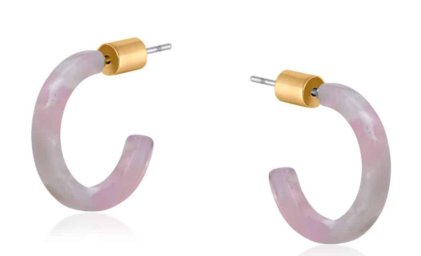 Catalina Resin Hoop Earrings