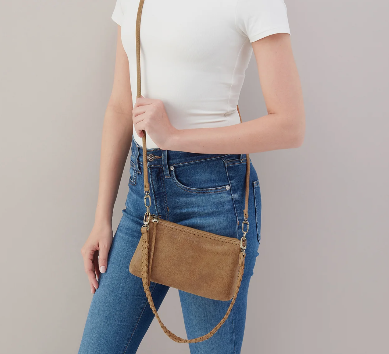 HOBO Darcy Leather Crossbody Bag | Convertible Crossbody, Shoulder Bag & Wristlet