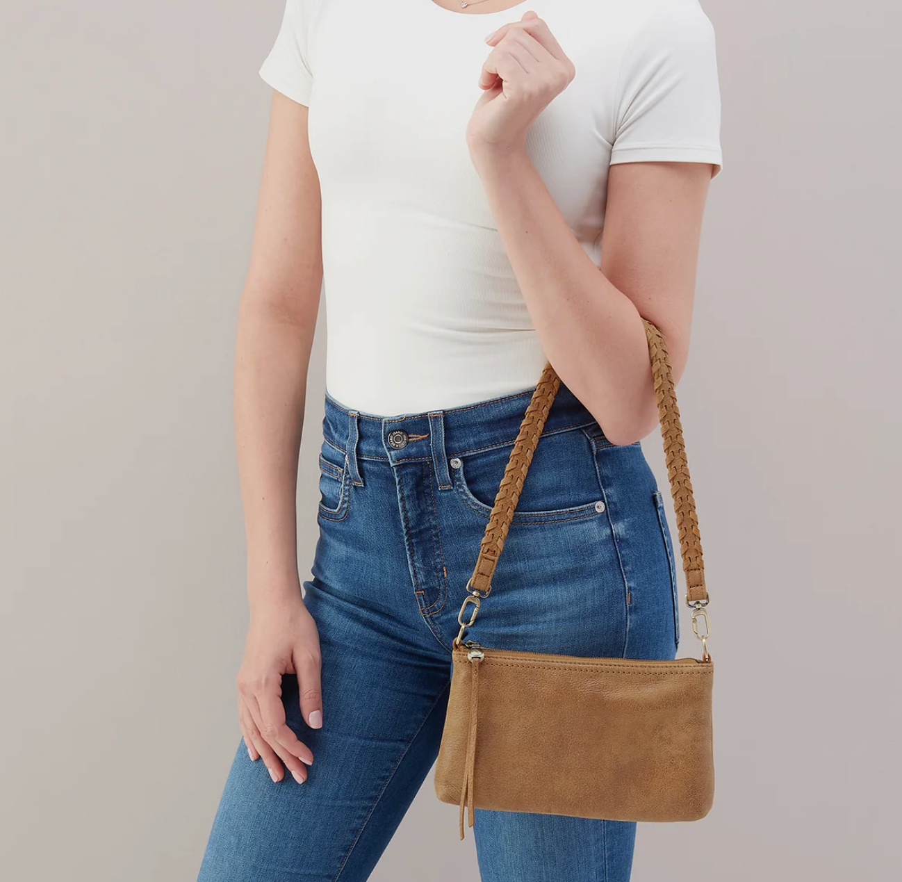 HOBO Darcy Leather Crossbody Bag | Convertible Crossbody, Shoulder Bag & Wristlet