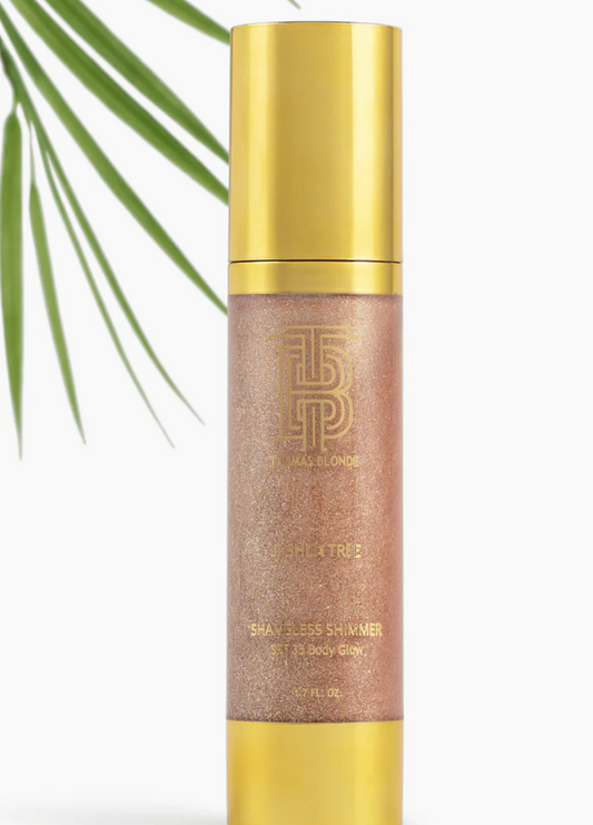 Thomas Blonde Shameless Shimmer SPF 35 Body Glow Oil