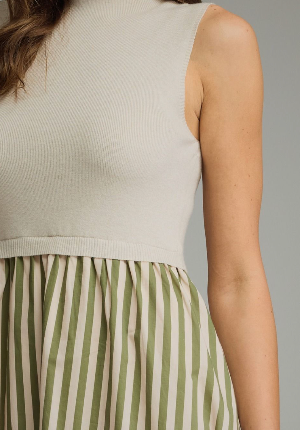 The Savannah Contrast Midi Dress