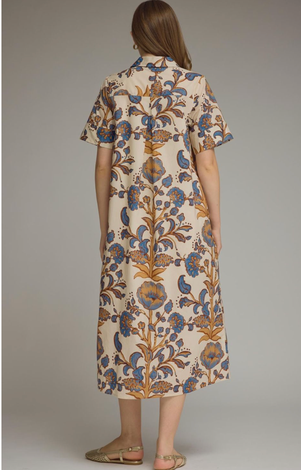 The Florence Floral Midi Dress