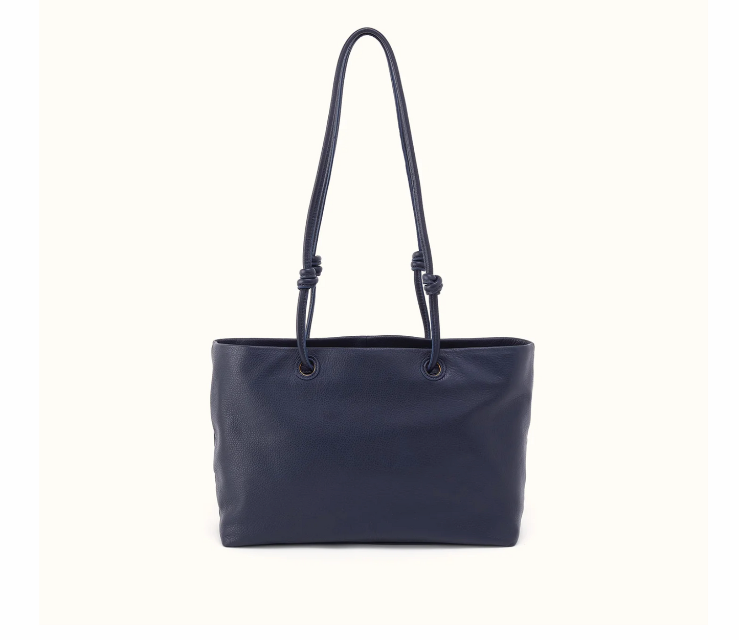 HOBO Studio Softie Ink Navy full-grain pebbled leather convertible tote and shoulder bag