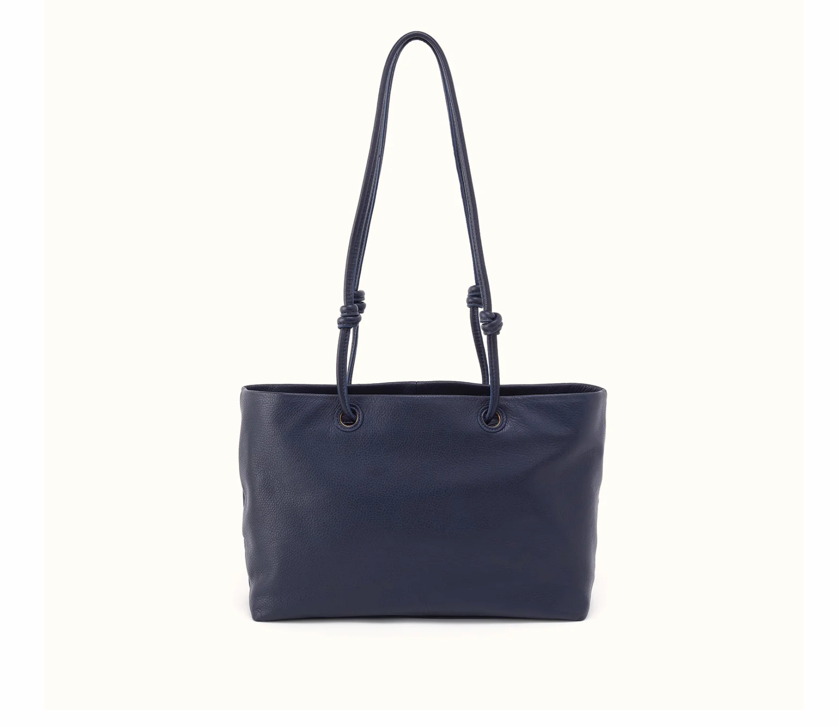 HOBO Studio Softie Ink Navy full-grain pebbled leather convertible tote and shoulder bag