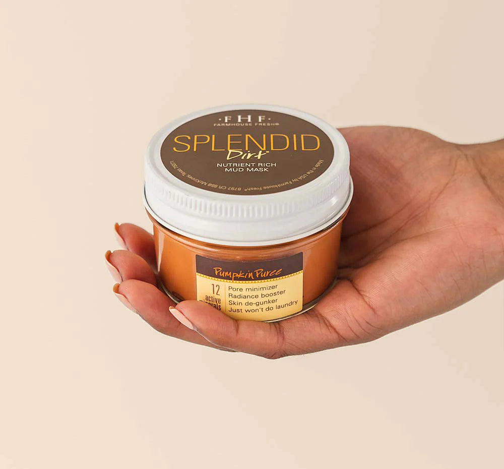 SPLENDID DIRT® NUTRIENT MUD MASK WITH ORGANIC PUMPKIN PUREE