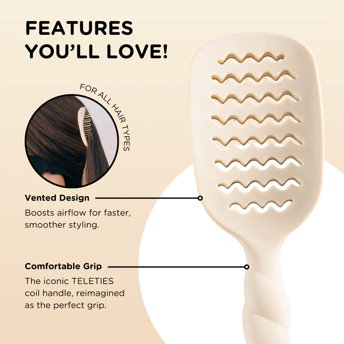 TELETIES® Styling Brush