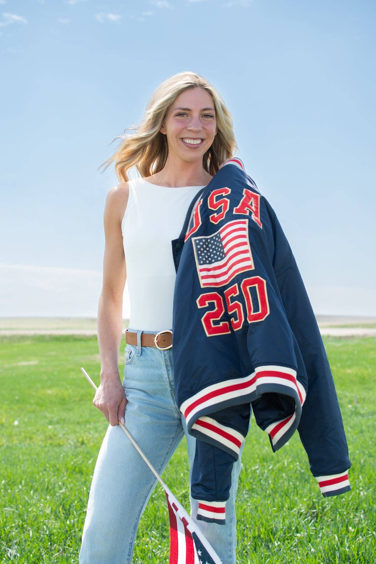 USA 250 Varsity Style Jacket