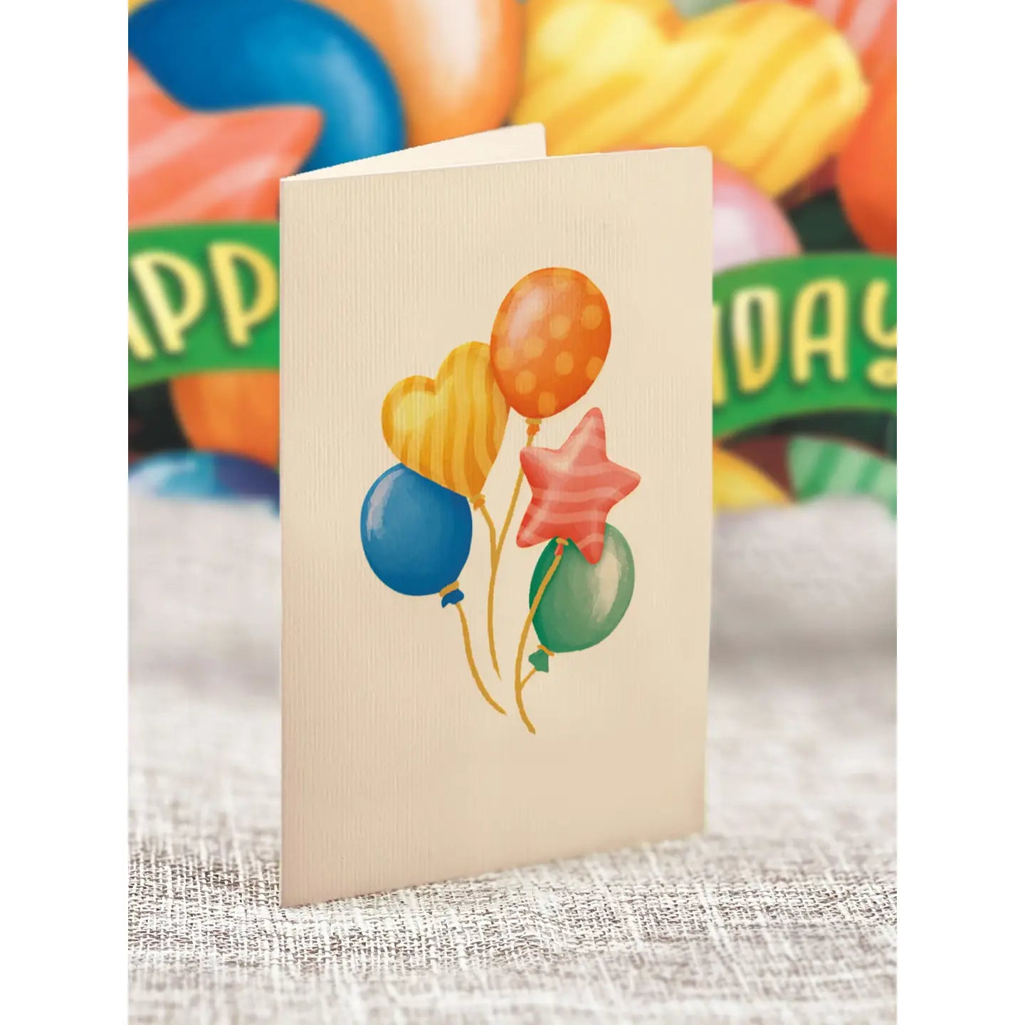 Mini Birthday Balloons Card