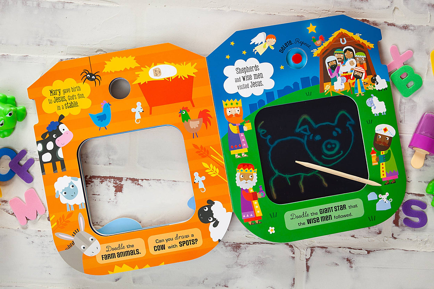 Doodle Delete Repeat: My First Bible Stories