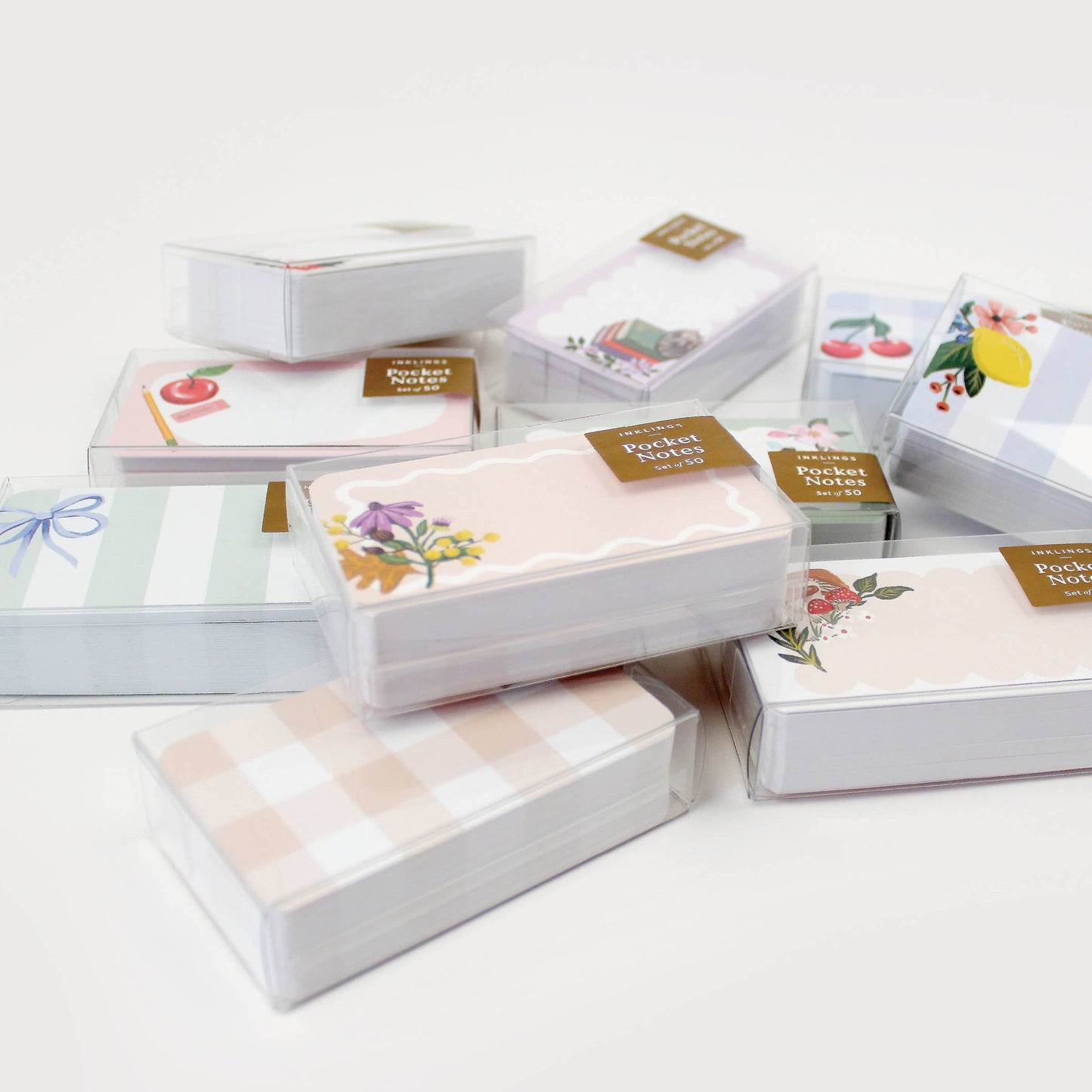 Putty Gingham Pocket Notes™