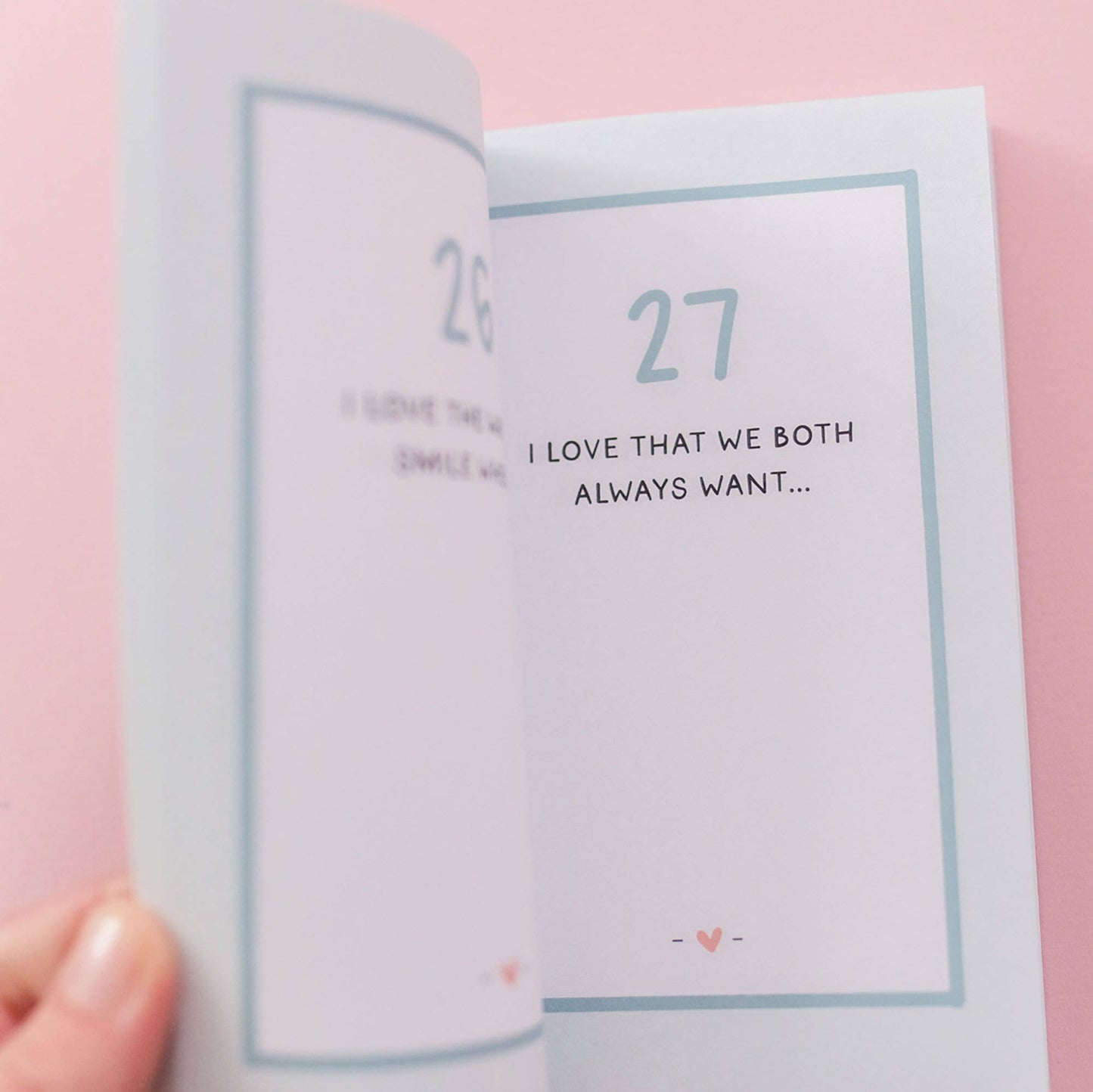 100 Things I Love About You Prompted Journal