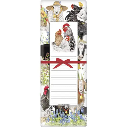Farmhouse Animals Notepad Set