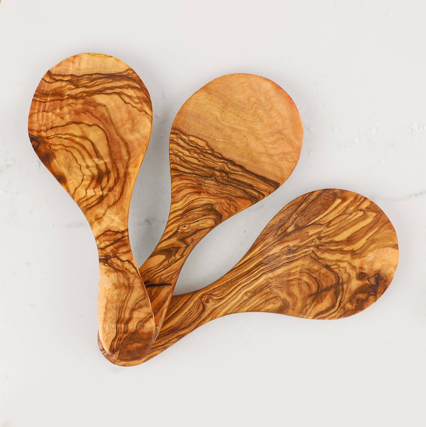 Olive Wood Spoon Handcrafted – 16.5 cm (6.49")