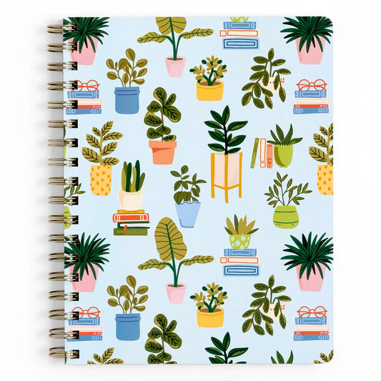 Potted Plants Spiral Notebook