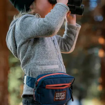 Navy/Clay Kids Fanny Pack