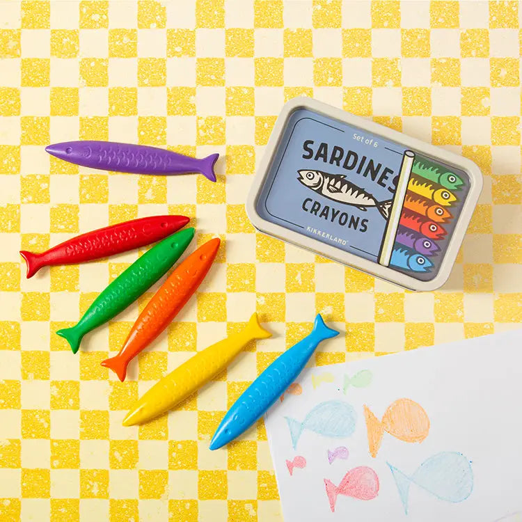 Sardine Crayon Set