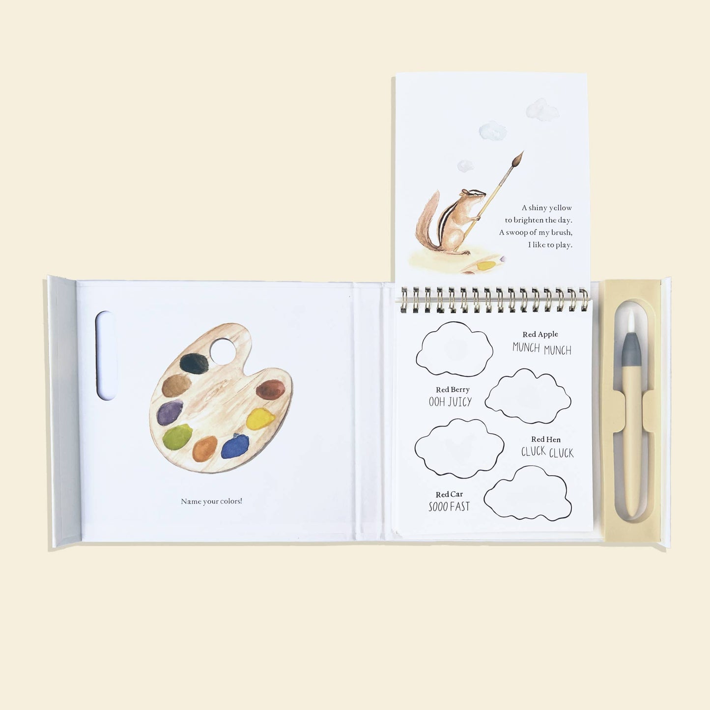 Wishy Washy Water Reveal Activity Book | Reusable No-Mess Coloring