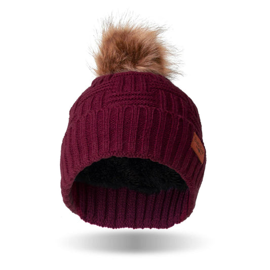 Wine Pom Hat