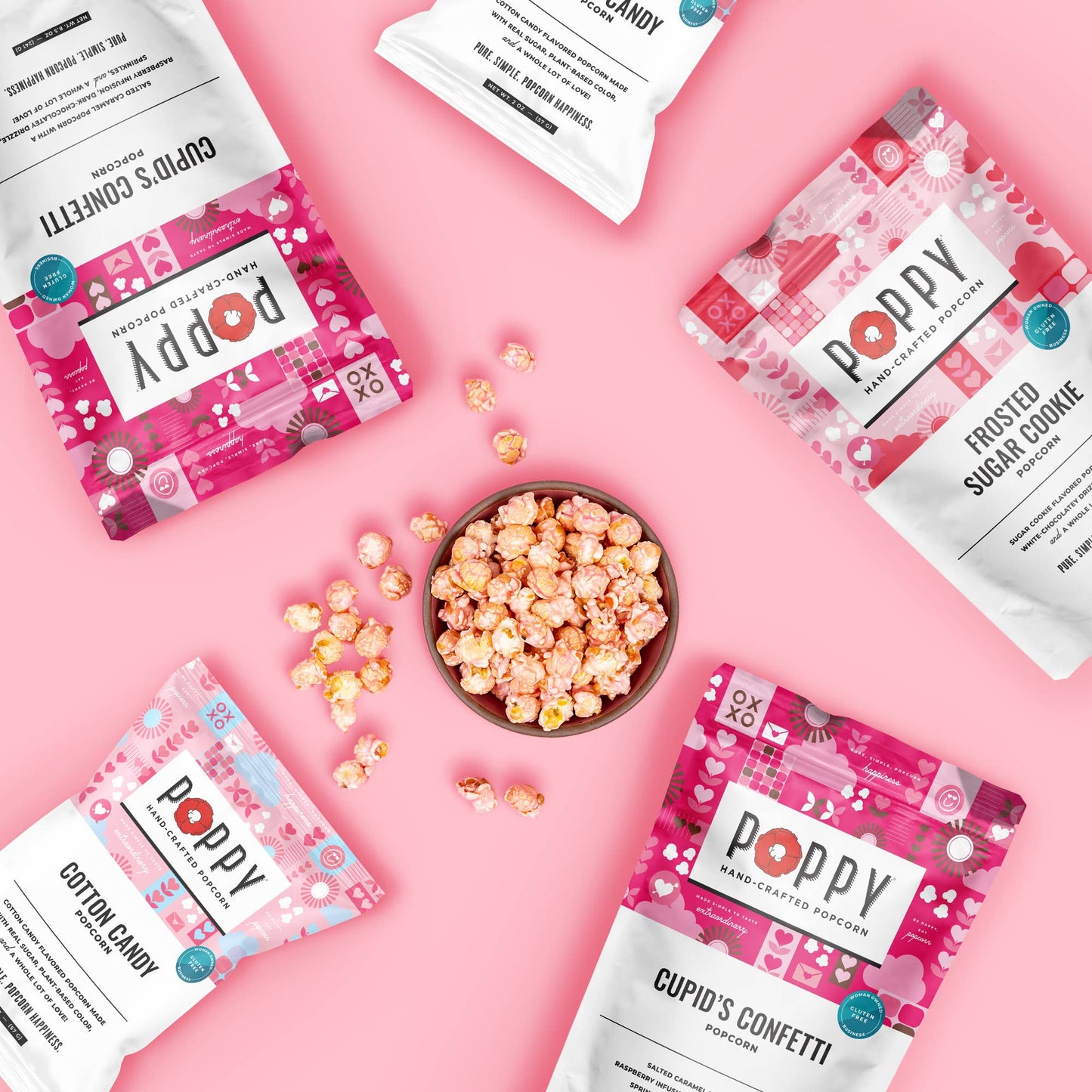 Cotton Candy Snack Bag Popcorn