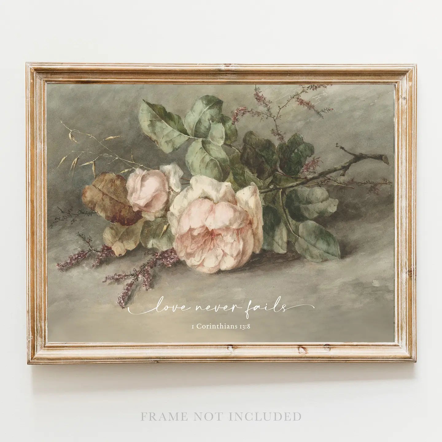 Love Never Fails Art 8x10