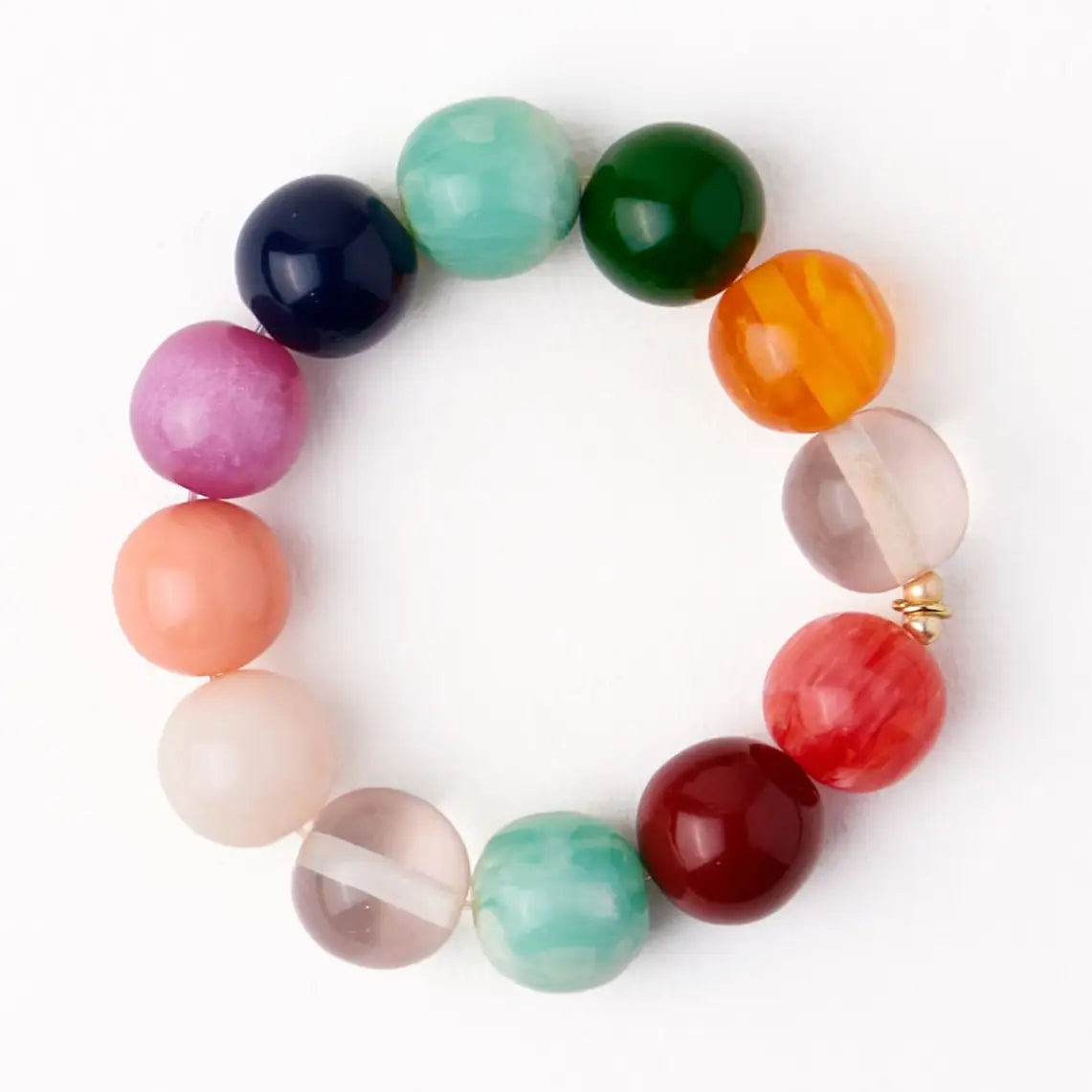 The Miriam Oversized Resin Stretch Bracelet