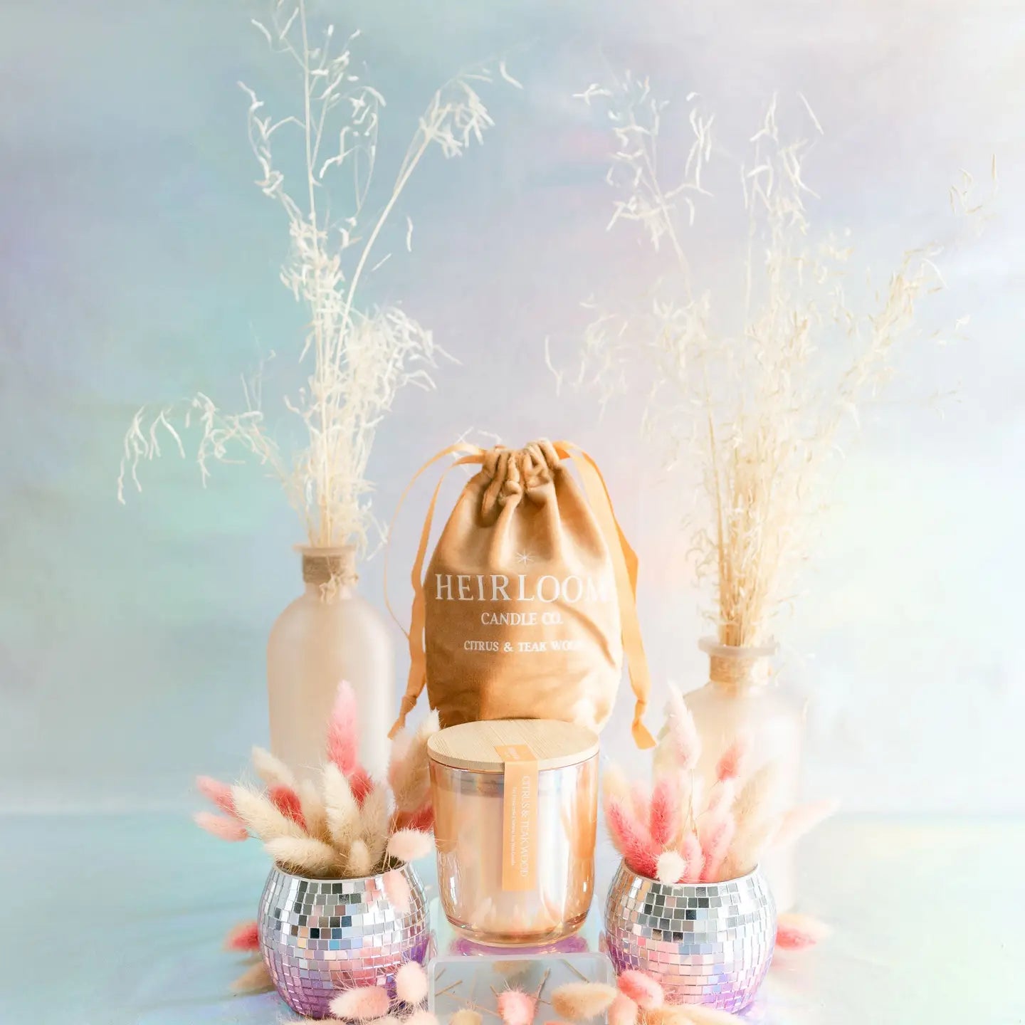 Iridescent Candle Arkansas Made