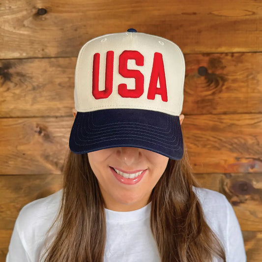 USA Embroidered Trucker Hat