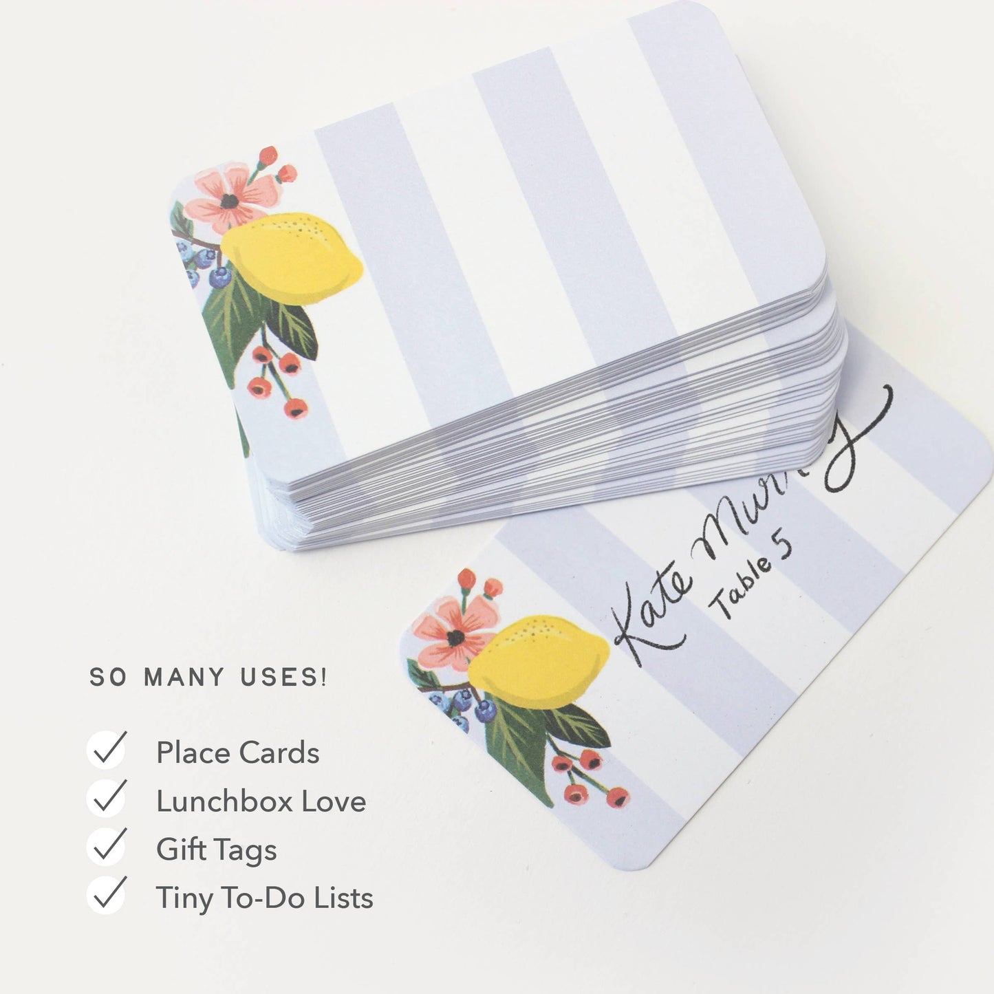 Lemon Stripe Pocket Notes™