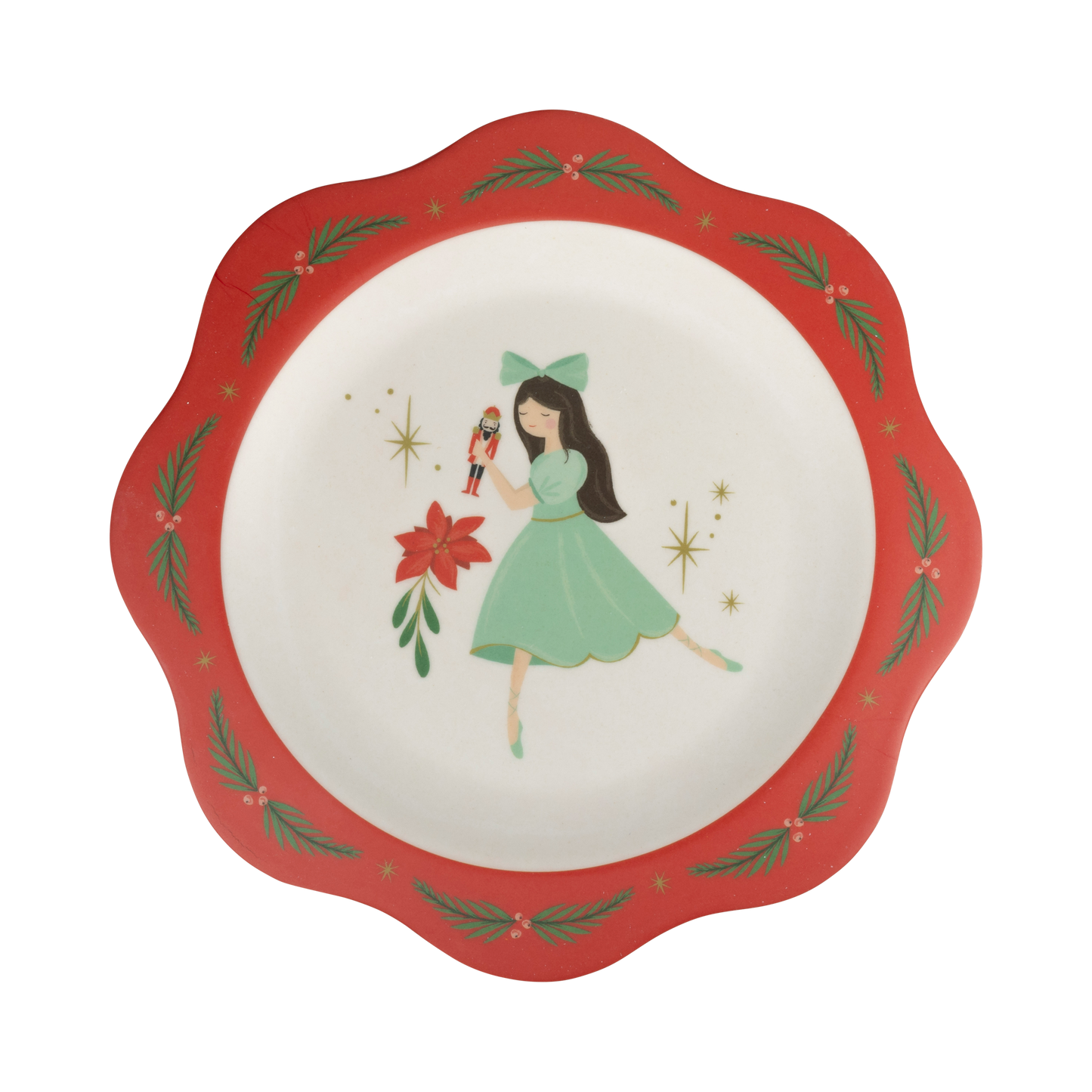 Nutcracker Bamboo 9" Plate
