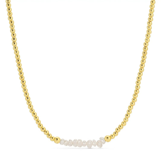 The Ellis Pearl Beaded Necklace