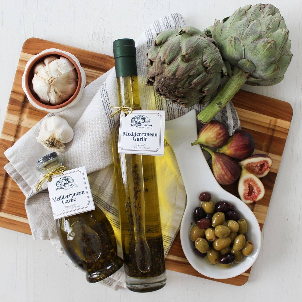 Mediterranean Garlic EVOO Blend – Infused Oil (250mL Cruet)