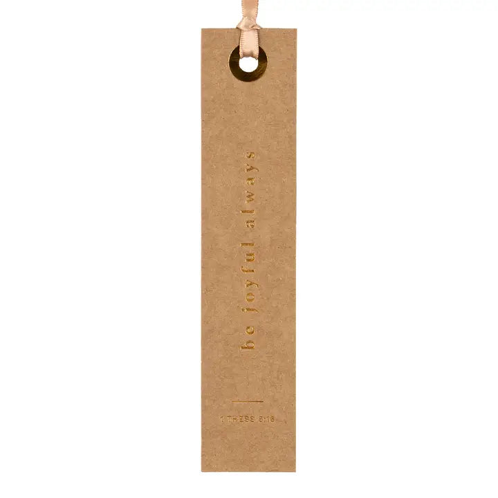 Church Notes Co. Scripture Bookmark | Gold Foil Bible Bookmark