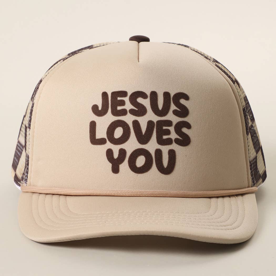 JESUS LOVES YOU Trucker Hat