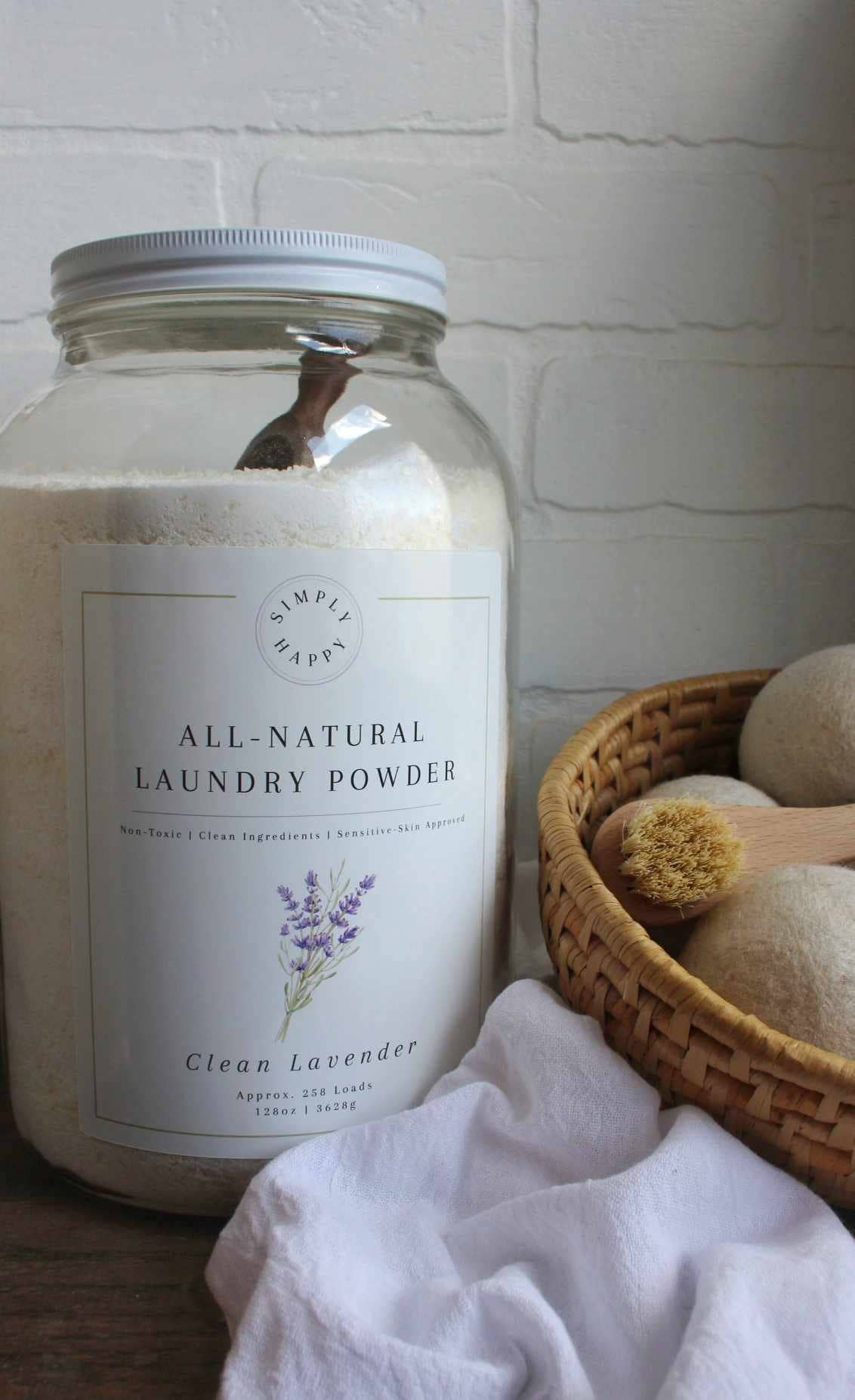 Clean Lavender All-Natural Laundry Powder