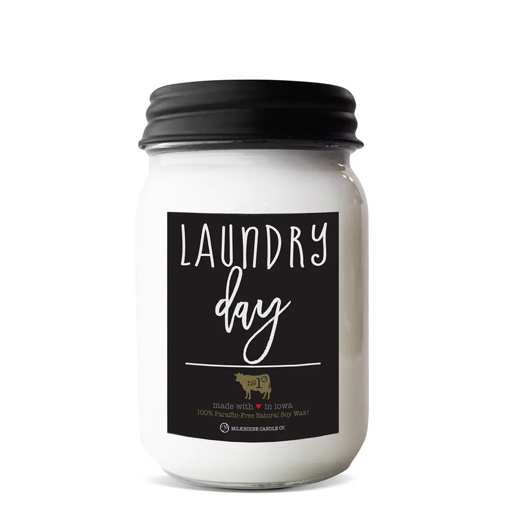 Laundry Day Mason Jar Candle 13oz