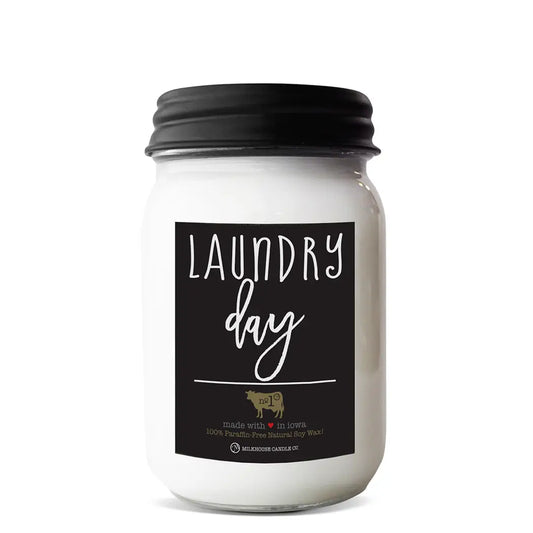 Laundry Day Mason Jar Candle 13oz