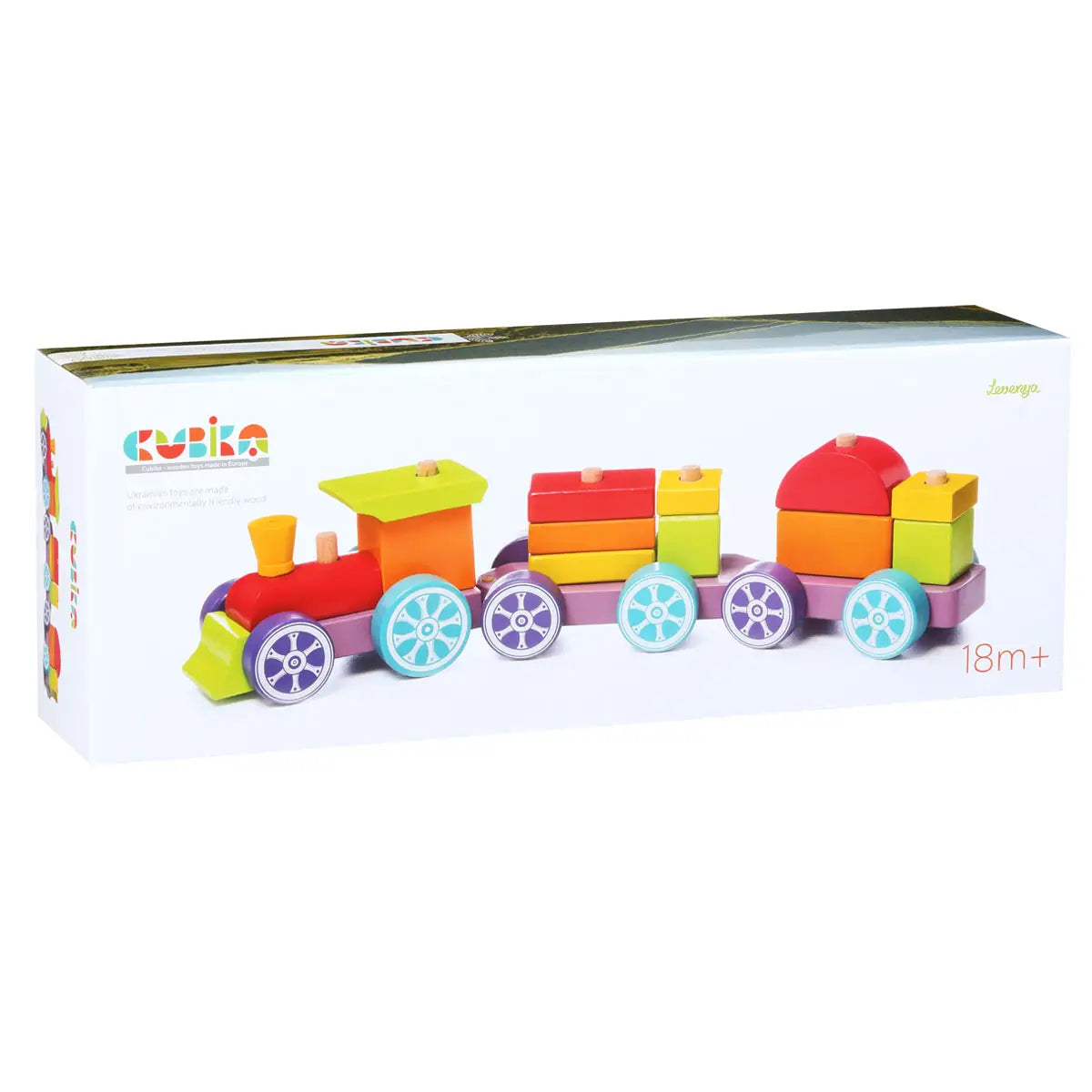 Rainbow Express Wooden Train