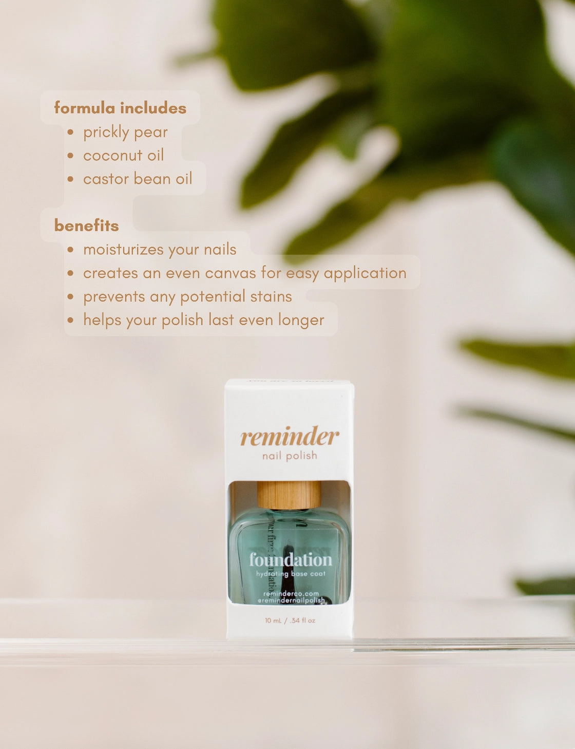 Reminder Non-Toxic Nail Polish | Faith-Inspired 21-Free Polish
