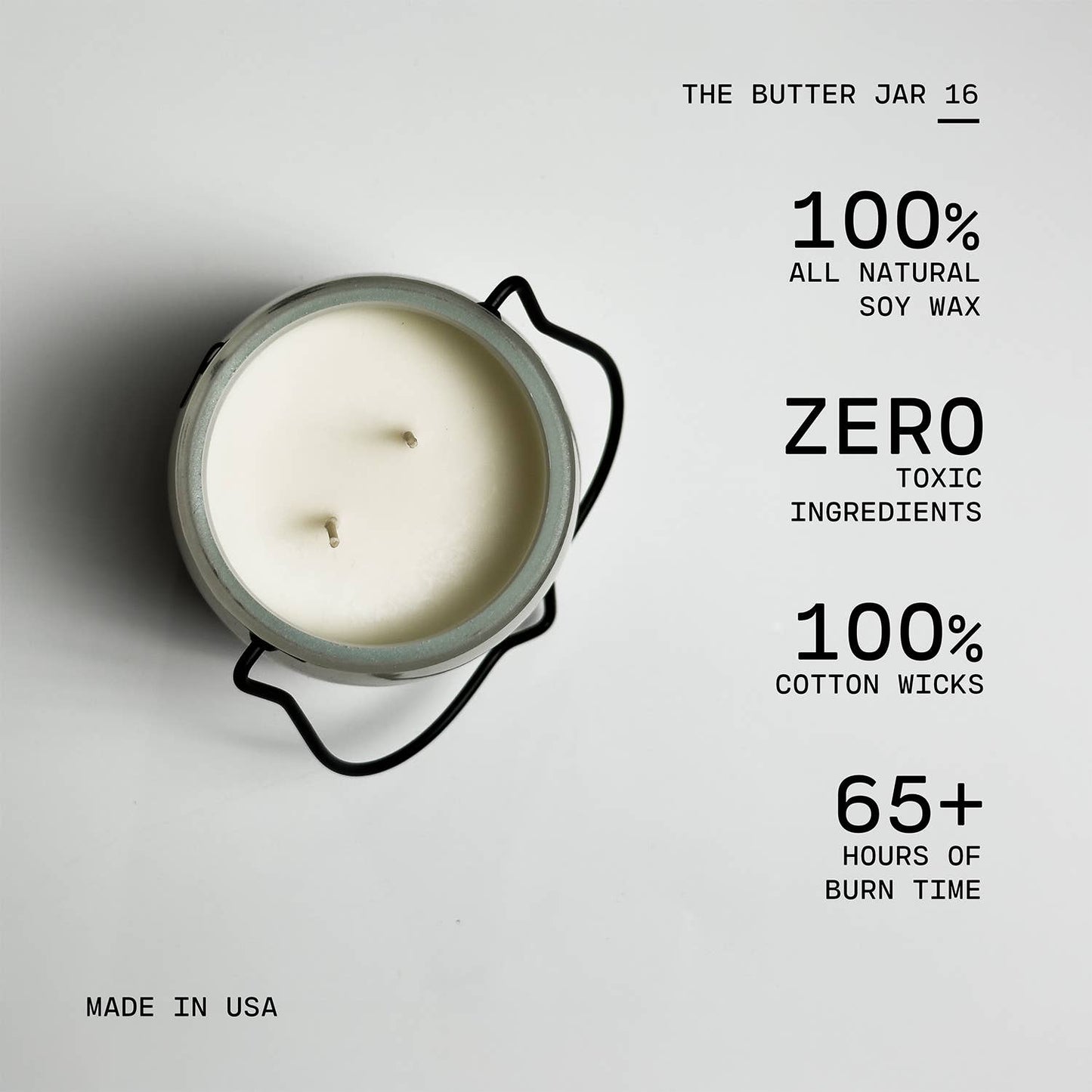 16 oz Butter Jar Candle: Fresh Cut Fraser