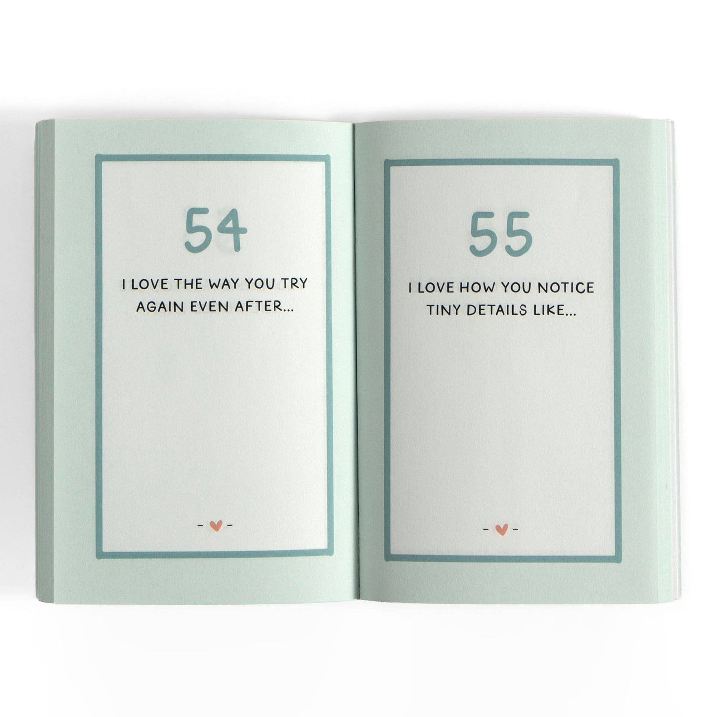 100 Things I Love About You Prompted Journal