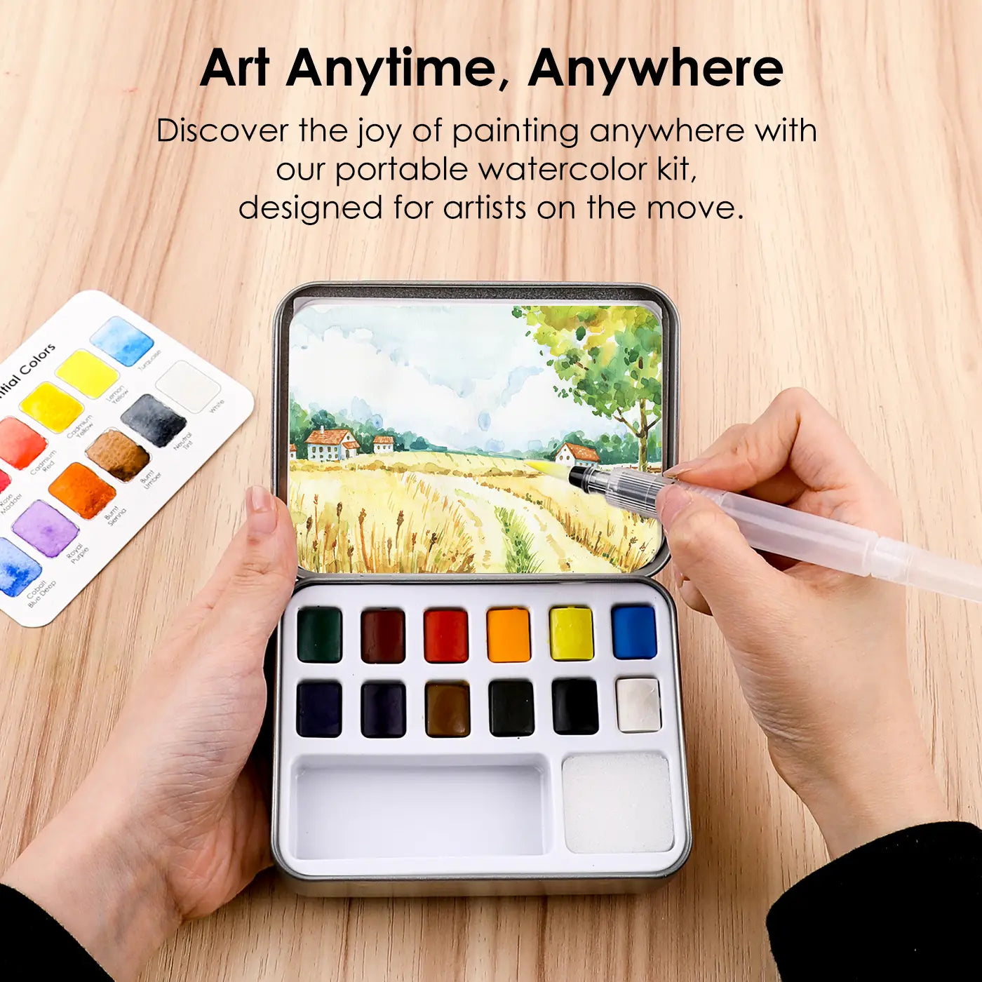 Essential Colors Watercolor Pocket Set