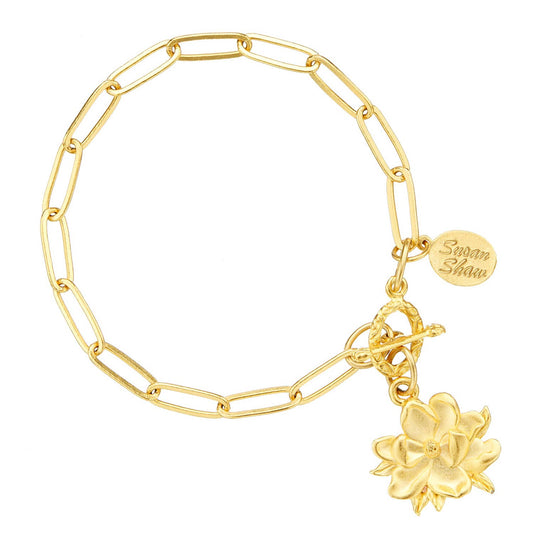 Magnolia Paperclip Bracelet | Susan Shaw