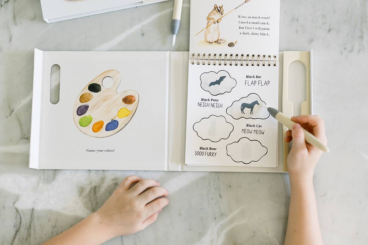 Wishy Washy Water Reveal Activity Book | Reusable No-Mess Coloring
