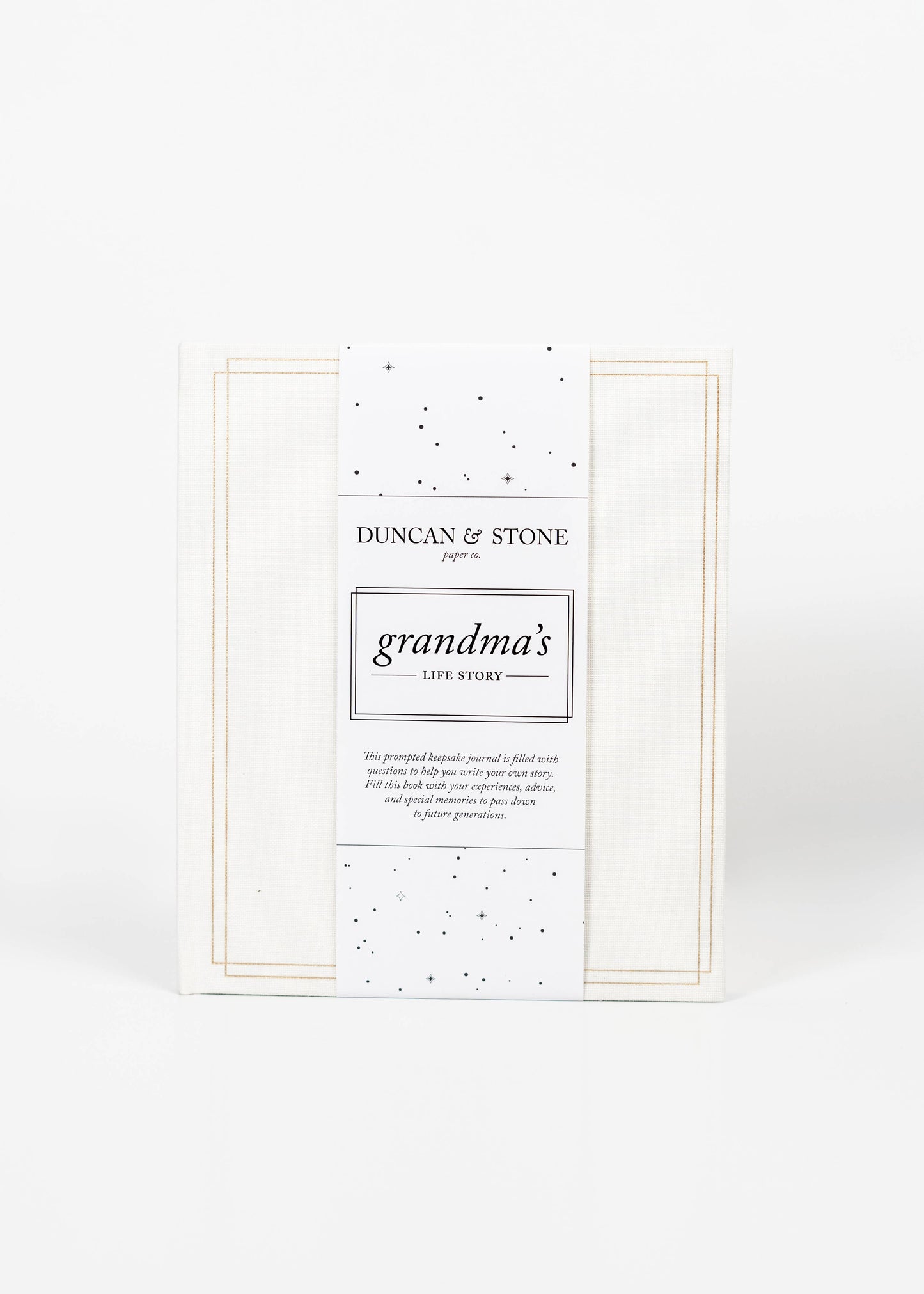 MOM Tell Me Your Story Journal - Linen Bound Life Story Book