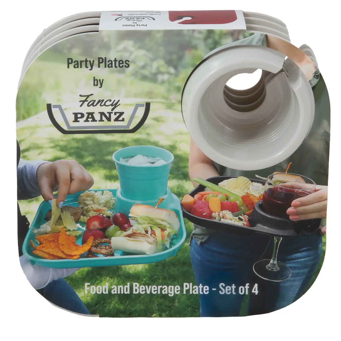 Fancy Plates Set of 4